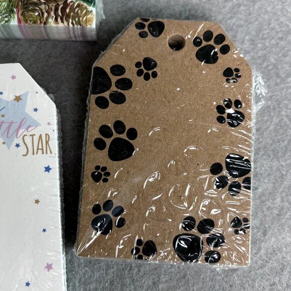 Gift Tag Lot NWOT Floral Gift Baskets Wrapping Holiday - Picture 6 of 10